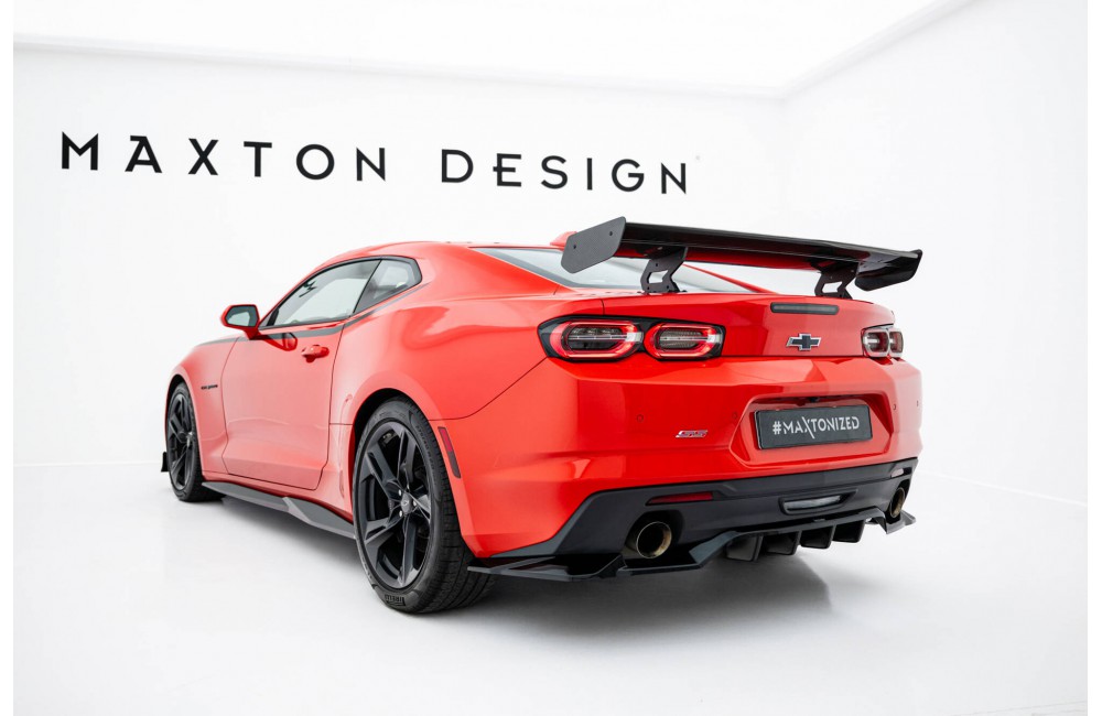 Carbon Spoiler With Internal Brackets Uprights Chevrolet Camaro SS Mk6 Facelift Carbon Spoiler With Internal Brackets Uprights Chevrolet Camaro SS Mk6 Facelift