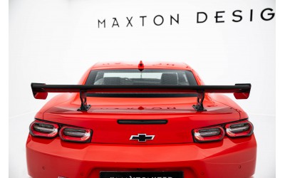 Carbon Spoiler With Internal Brackets Uprights Chevrolet Camaro SS Mk6 Facelift