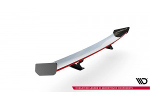 Carbon Spoiler With Internal Brackets Uprights + LED Chevrolet Camaro SS Mk6 Facelift