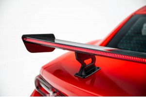 Carbon Spoiler With Internal Brackets Uprights + LED Chevrolet Camaro SS Mk6 Facelift