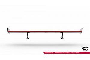 Carbon Spoiler With Internal Brackets Uprights + LED Chevrolet Camaro SS Mk6 Facelift