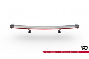 Carbon Spoiler With Internal Brackets Uprights + LED Chevrolet Camaro SS Mk6 Facelift
