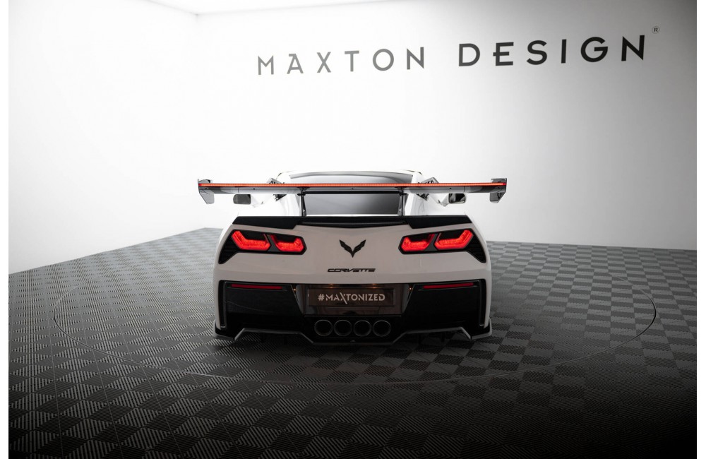 Carbon Spoiler With Upper Swan Mounting + LED Chevrolet Corvette Stingray / Grand Sport C7 Carbon Spoiler With Upper Swan Mounting + LED Chevrolet Corvette Stingray / Grand Sport C7