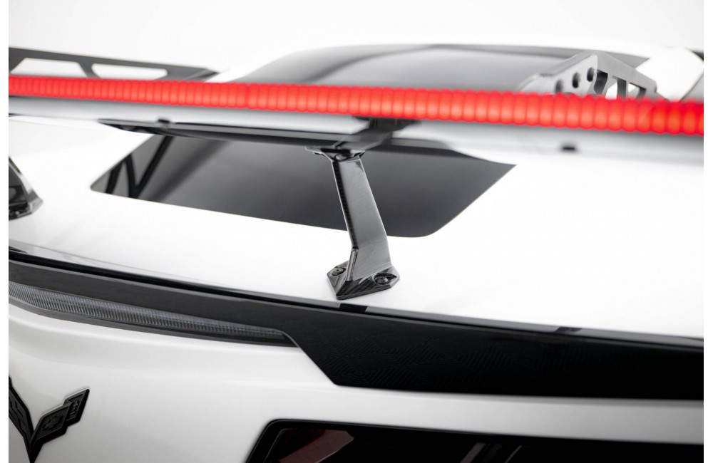Carbon Spoiler With Upper Swan Mounting + LED Chevrolet Corvette Stingray / Grand Sport C7 Carbon Spoiler With Upper Swan Mounting + LED Chevrolet Corvette Stingray / Grand Sport C7