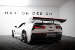 Carbon Spoiler With Upper Swan Mounting + LED Chevrolet Corvette Stingray / Grand Sport C7 Carbon Spoiler With Upper Swan Mounting + LED Chevrolet Corvette Stingray / Grand Sport C7