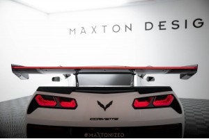 Carbon Spoiler With Upper Swan Mounting + LED Chevrolet Corvette Stingray / Grand Sport C7 Carbon Spoiler With Upper Swan Mounting + LED Chevrolet Corvette Stingray / Grand Sport C7