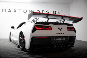 Carbon Spoiler With Upper Swan Mounting + LED Chevrolet Corvette Stingray / Grand Sport C7 Carbon Spoiler With Upper Swan Mounting + LED Chevrolet Corvette Stingray / Grand Sport C7