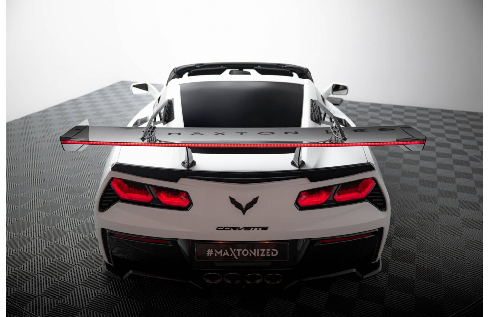 Carbon Spoiler With Upper Swan Mounting + LED Chevrolet Corvette Stingray / Grand Sport C7 Carbon Spoiler With Upper Swan Mounting + LED Chevrolet Corvette Stingray / Grand Sport C7