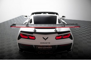 Carbon Spoiler With Upper Swan Mounting + LED Chevrolet Corvette Stingray / Grand Sport C7 Carbon Spoiler With Upper Swan Mounting + LED Chevrolet Corvette Stingray / Grand Sport C7