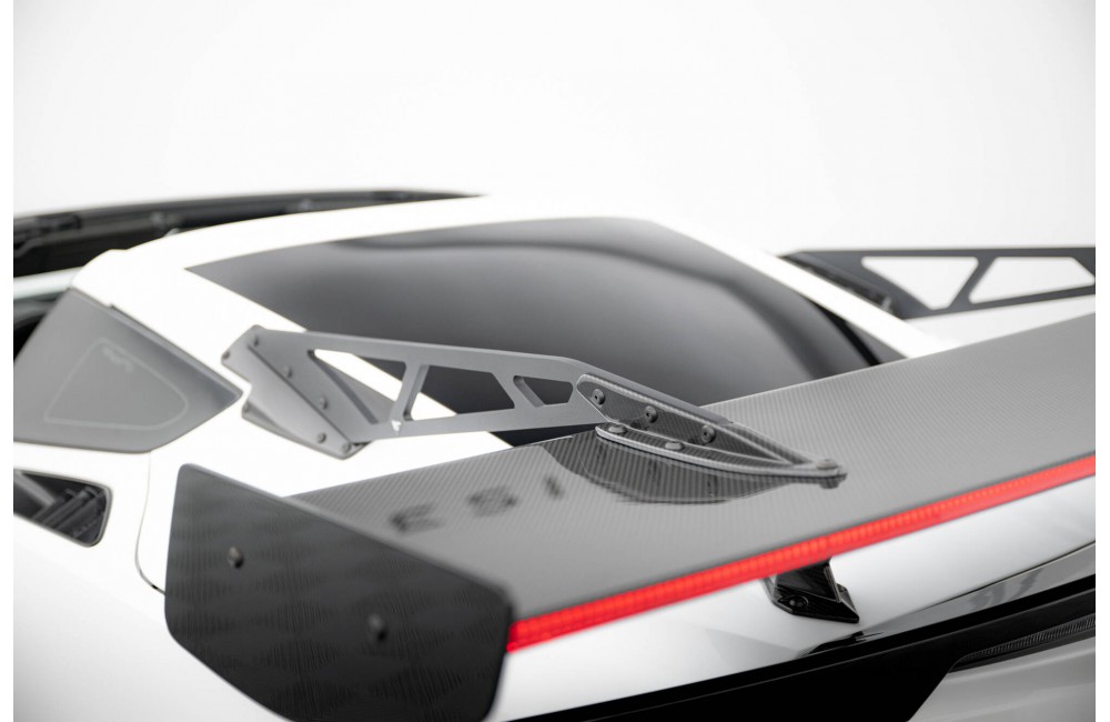Carbon Spoiler With Upper Swan Mounting + LED Chevrolet Corvette Stingray / Grand Sport C7 Carbon Spoiler With Upper Swan Mounting + LED Chevrolet Corvette Stingray / Grand Sport C7