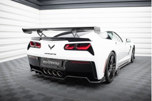 Carbon Spoiler With Internal Brackets Uprights Chevrolet Corvette Stingray / Grand Sport C7 Carbon Spoiler With Internal Brackets Uprights Chevrolet Corvette Stingray / Grand Sport C7