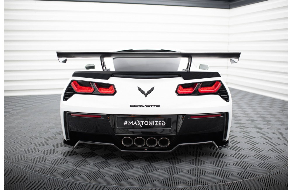 Carbon Spoiler With Internal Brackets Uprights Chevrolet Corvette Stingray / Grand Sport C7 Carbon Spoiler With Internal Brackets Uprights Chevrolet Corvette Stingray / Grand Sport C7