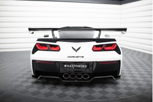 Carbon Spoiler With Internal Brackets Uprights Chevrolet Corvette Stingray / Grand Sport C7 Carbon Spoiler With Internal Brackets Uprights Chevrolet Corvette Stingray / Grand Sport C7
