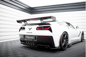 Carbon Spoiler With Internal Brackets Uprights + LED Chevrolet Corvette Stingray / Grand Sport C7 Carbon Spoiler With Internal Brackets Uprights + LED Chevrolet Corvette Stingray / Grand Sport C7