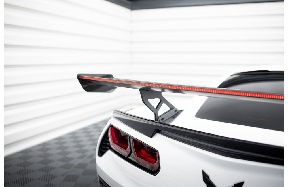 Carbon Spoiler With Internal Brackets Uprights + LED Chevrolet Corvette Stingray / Grand Sport C7 Carbon Spoiler With Internal Brackets Uprights + LED Chevrolet Corvette Stingray / Grand Sport C7