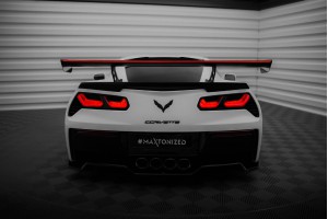 Carbon Spoiler With Internal Brackets Uprights + LED Chevrolet Corvette Stingray / Grand Sport C7 Carbon Spoiler With Internal Brackets Uprights + LED Chevrolet Corvette Stingray / Grand Sport C7