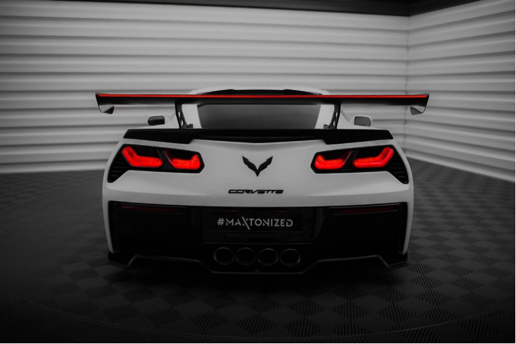Αεροτομή Carbon Με Εσωτερικά Στηρίγματα + LED Chevrolet Corvette Stingray / Grand Sport C7