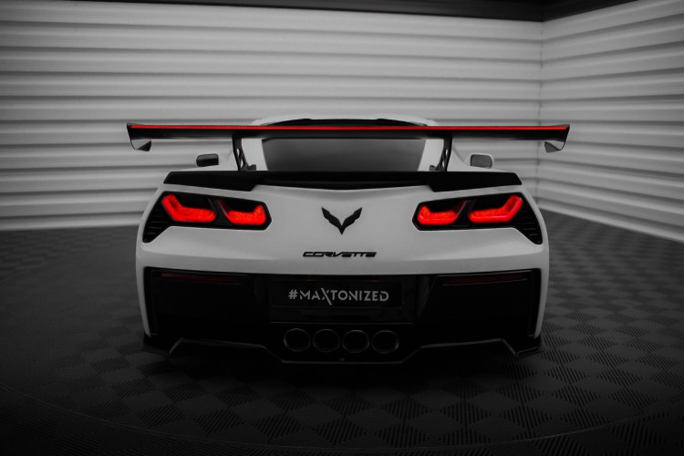 Αεροτομή Carbon Με Εσωτερικά Στηρίγματα + LED Chevrolet Corvette Stingray / Grand Sport C7