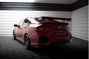 Carbon Spoiler With Internal Brackets Uprights + LED Honda Civic SI Mk10 Carbon Spoiler With Internal Brackets Uprights + LED Honda Civic SI Mk10