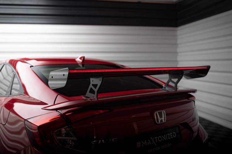 Αεροτομή από carbon με εσωτερικά στηρίγματα + LED Honda Civic SI Mk10