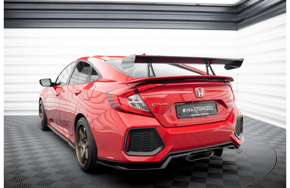 Carbon Spoiler With Upper Swan Mounting Honda Civic SI Mk10 Carbon Spoiler With Upper Swan Mounting Honda Civic SI Mk10