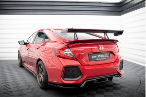 Carbon Spoiler With Upper Swan Mounting Honda Civic SI Mk10 Carbon Spoiler With Upper Swan Mounting Honda Civic SI Mk10