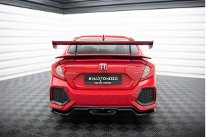 Carbon Spoiler With Upper Swan Mounting + LED Honda Civic SI Mk10 Carbon Spoiler With Upper Swan Mounting + LED Honda Civic SI Mk10