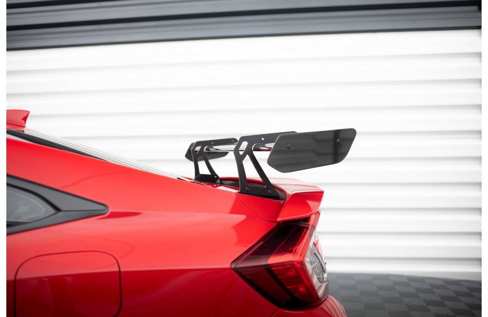 Carbon Spoiler With Upper Swan Mounting + LED Honda Civic SI Mk10 Carbon Spoiler With Upper Swan Mounting + LED Honda Civic SI Mk10