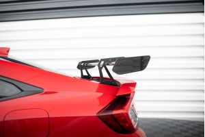 Carbon Spoiler With Upper Swan Mounting + LED Honda Civic SI Mk10 Carbon Spoiler With Upper Swan Mounting + LED Honda Civic SI Mk10