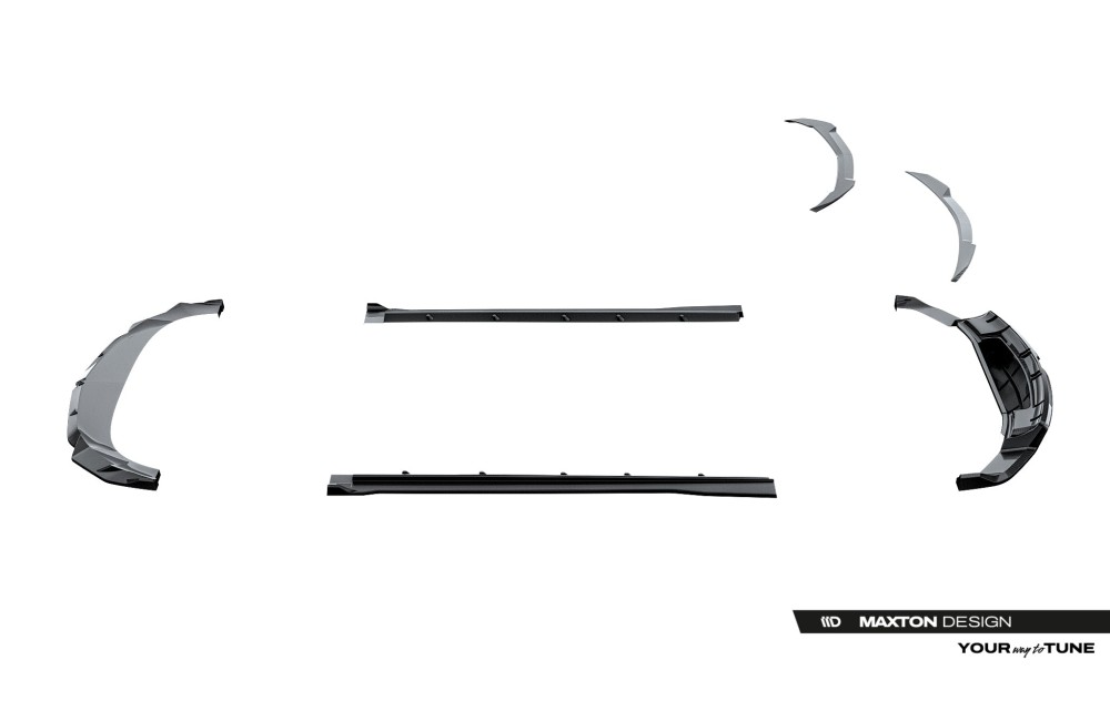 Set of Prepreg Carbon Splitters Lamborghini Urus Mk1