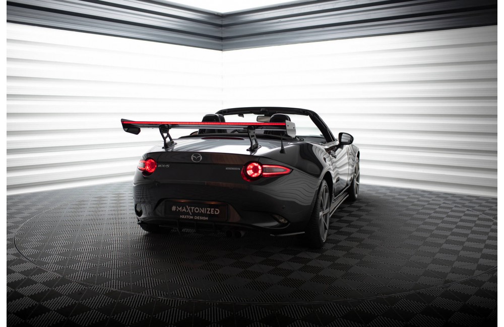 Carbon Spoiler With Internal Brackets Uprights + LED Mazda MX-5 ND (Mk4)