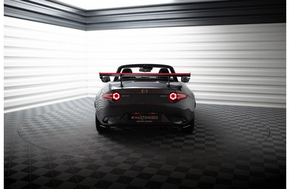 Carbon Spoiler With Internal Brackets Uprights + LED Mazda MX-5 ND (Mk4)