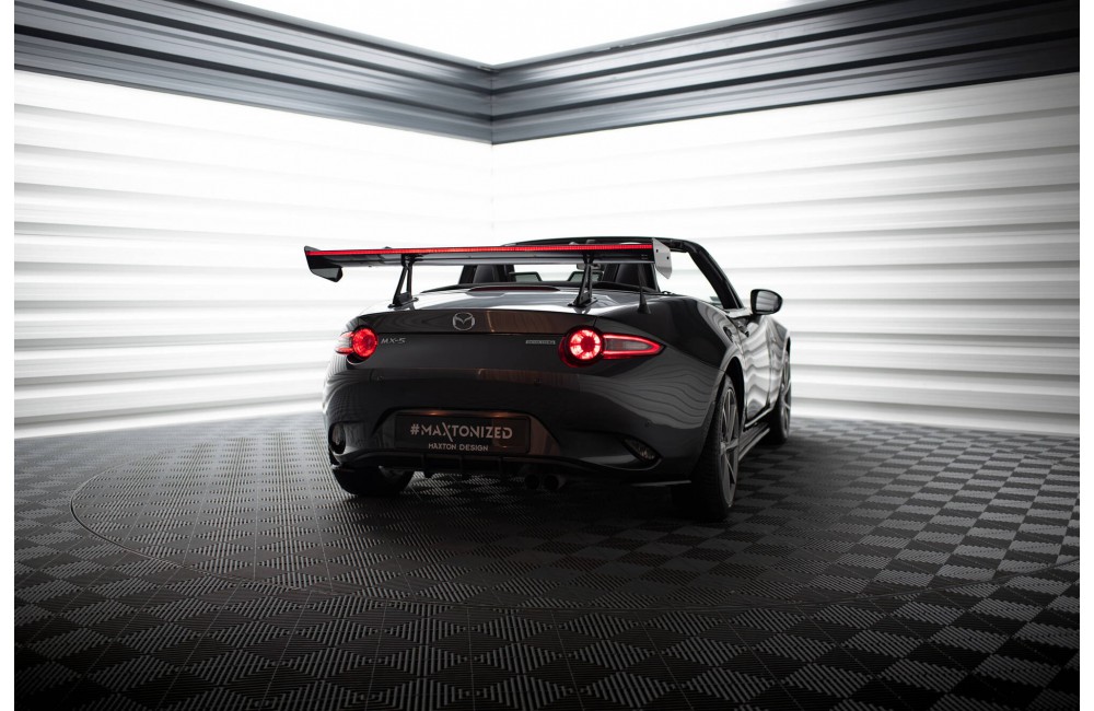 Carbon Spoiler With Upper Swan Mounting + LED Mazda MX-5 ND (Mk4) Carbon Spoiler With Upper Swan Mounting + LED Mazda MX-5 ND (Mk4)