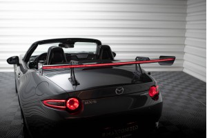 Carbon Spoiler With Upper Swan Mounting + LED Mazda MX-5 ND (Mk4) Carbon Spoiler With Upper Swan Mounting + LED Mazda MX-5 ND (Mk4)