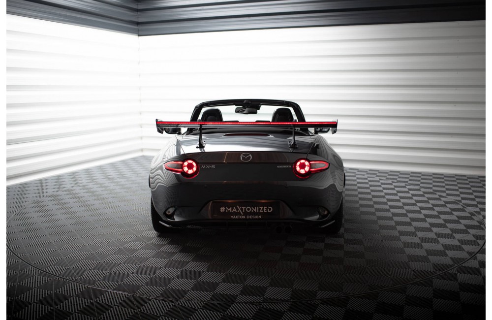 Carbon Spoiler With Upper Swan Mounting + LED Mazda MX-5 ND (Mk4) Carbon Spoiler With Upper Swan Mounting + LED Mazda MX-5 ND (Mk4)