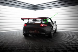 Carbon Spoiler With Upper Swan Mounting + LED Mazda MX-5 ND (Mk4) Carbon Spoiler With Upper Swan Mounting + LED Mazda MX-5 ND (Mk4)