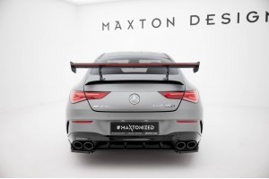 Carbon Spoiler With Internal Brackets Uprights + LED Mercedes-Benz CLA Coupe C118 / C118 Facelift Carbon Spoiler With Internal Brackets Uprights + LED Mercedes-Benz CLA Coupe C118 / C118 Facelift