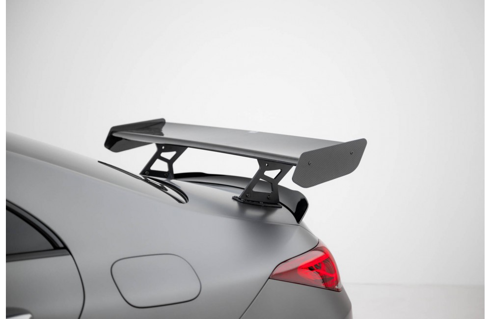 Carbon Spoiler With Internal Brackets Uprights + LED Mercedes-Benz CLA Coupe C118 / C118 Facelift Carbon Spoiler With Internal Brackets Uprights + LED Mercedes-Benz CLA Coupe C118 / C118 Facelift
