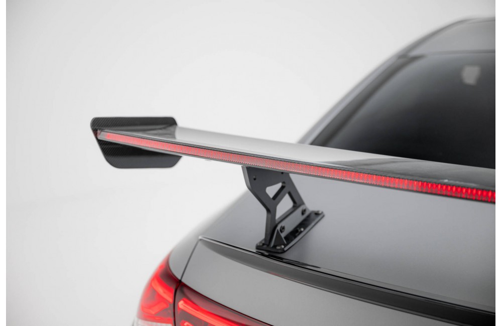 Carbon Spoiler With Internal Brackets Uprights + LED Mercedes-Benz CLA Coupe C118 / C118 Facelift Carbon Spoiler With Internal Brackets Uprights + LED Mercedes-Benz CLA Coupe C118 / C118 Facelift