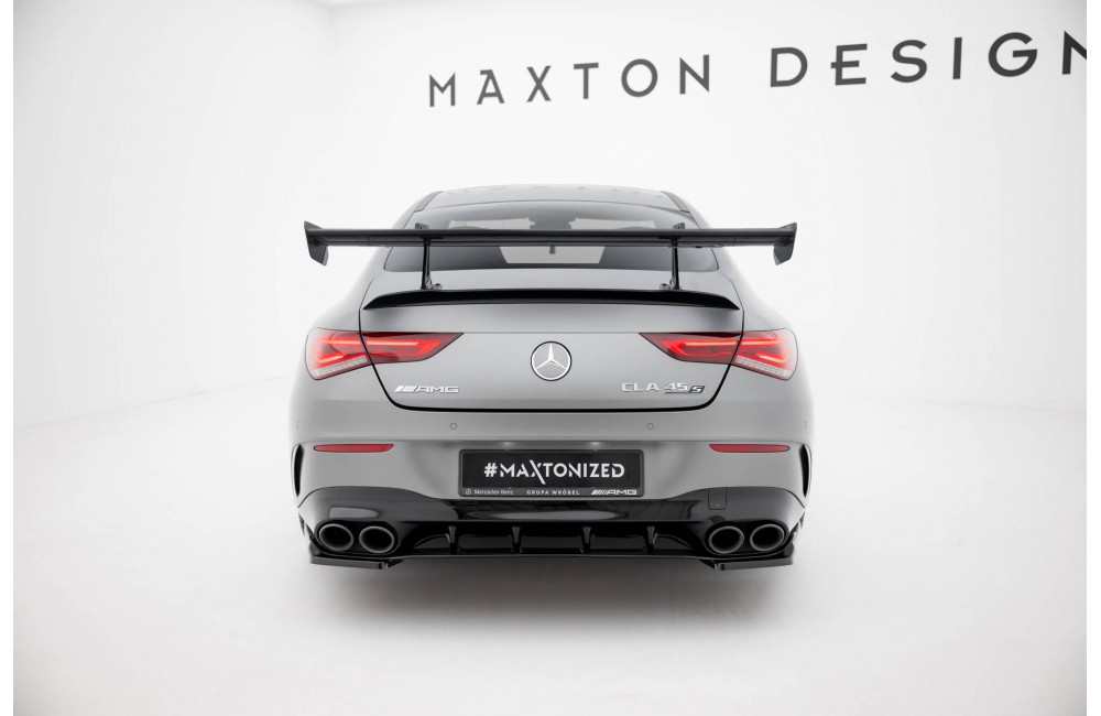 Carbon Spoiler With Upper Swan Mounting Mercedes-Benz CLA Coupe C118 / C118 Facelift Carbon Spoiler With Upper Swan Mounting Mercedes-Benz CLA Coupe C118 / C118 Facelift