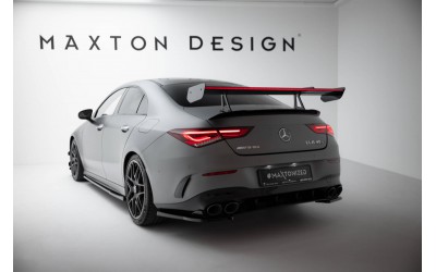 Carbon Spoiler With Upper Swan Mounting + LED Mercedes-Benz CLA Coupe C118 / C118 Facelift