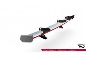 Carbon Spoiler With Upper Swan Mounting + LED Mercedes-Benz CLA Coupe C118 / C118 Facelift