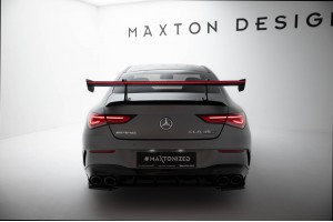 Carbon Spoiler With Upper Swan Mounting + LED Mercedes-Benz CLA Coupe C118 / C118 Facelift