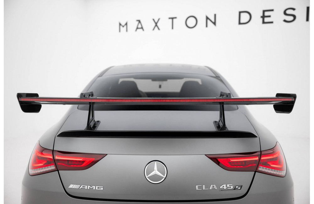 Carbon Spoiler With Upper Swan Mounting + LED Mercedes-Benz CLA Coupe C118 / C118 Facelift