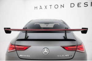 Carbon Spoiler With Upper Swan Mounting + LED Mercedes-Benz CLA Coupe C118 / C118 Facelift
