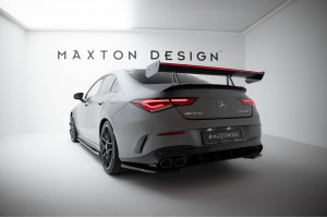 Carbon Spoiler With Upper Swan Mounting + LED Mercedes-Benz CLA Coupe C118 / C118 Facelift
