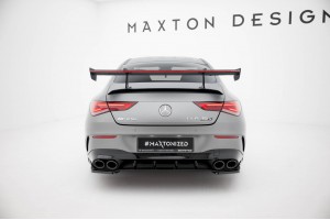Carbon Spoiler With Upper Swan Mounting + LED Mercedes-Benz CLA Coupe C118 / C118 Facelift
