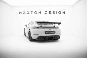 Carbon Spoiler With Internal Brackets Uprights V.1 Porsche 718 Cayman 982c Carbon Spoiler With Internal Brackets Uprights V.1 Porsche 718 Cayman 982c