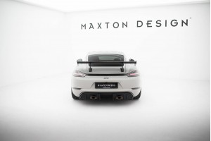 Carbon Spoiler With Internal Brackets Uprights V.1 Porsche 718 Cayman 982c Carbon Spoiler With Internal Brackets Uprights V.1 Porsche 718 Cayman 982c