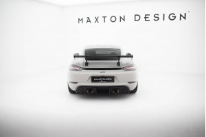 Carbon Spoiler With Internal Brackets Uprights V.2 Porsche 718 Cayman 982c Carbon Spoiler With Internal Brackets Uprights V.2 Porsche 718 Cayman 982c